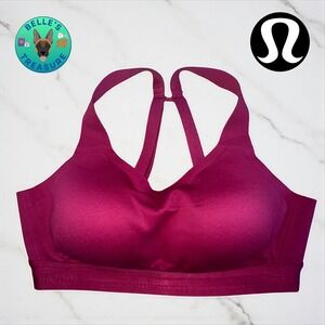 Lululemon Fine Form Bra 34B Star Ruby STRY 50161 Wireless Convertible Soft Cup